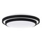 Quoizel Irving Integrated LED Matte Black Semi-Flush Mount IVG1614MBK - alternate 5